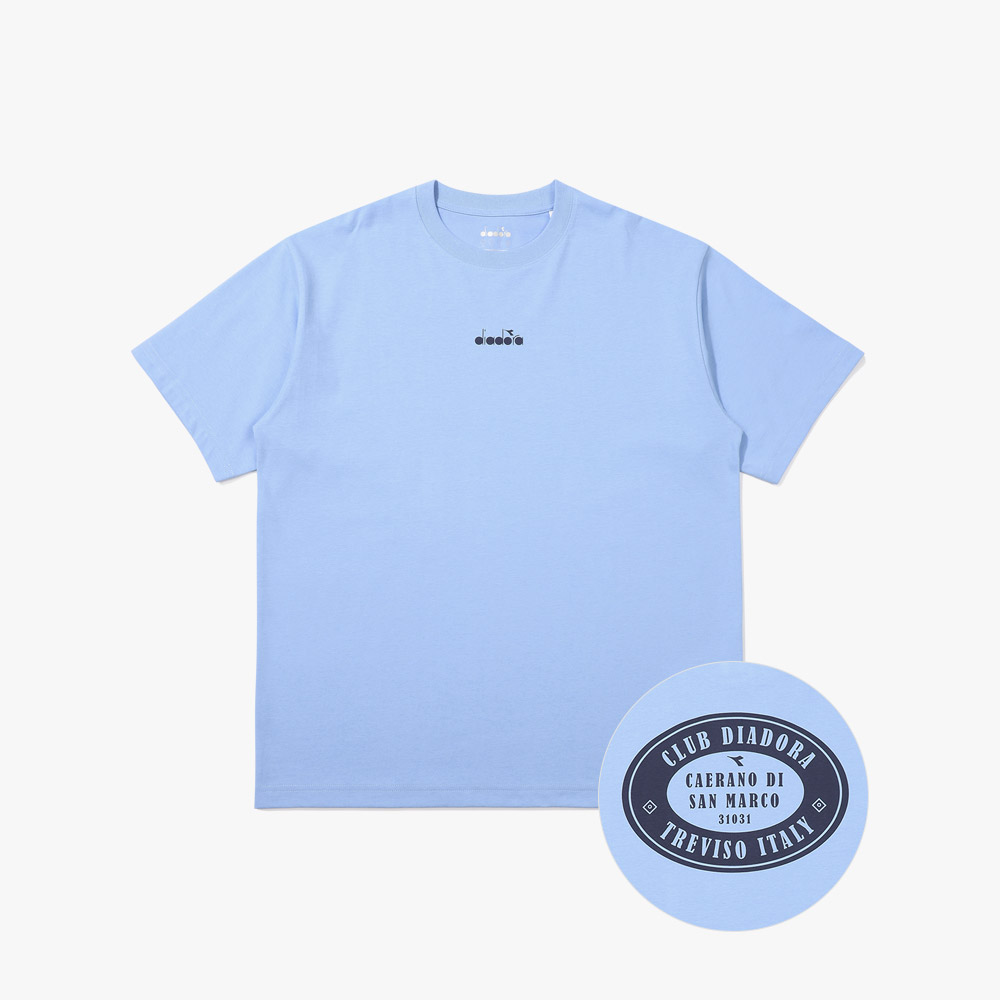 포지타노 서클 로고 반팔 티셔츠 SKY BLUE