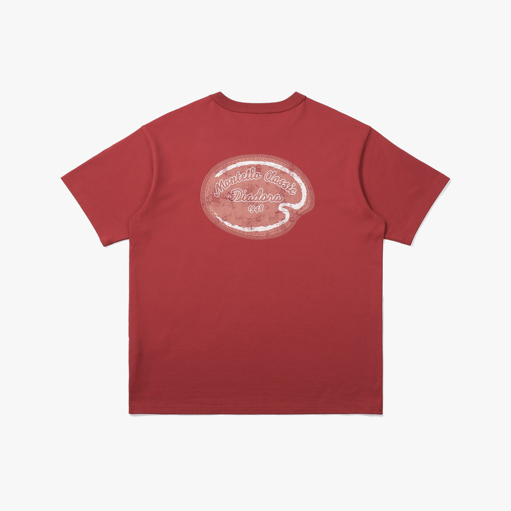 몬텔로 라운드 티셔츠 RED