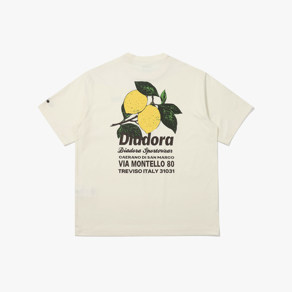 포지타노 레몬 반팔 티셔츠 IVORY